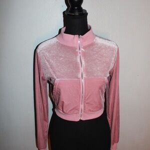 Small cropped zip up